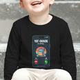 1st Grade Is Calling First Day Back To School First Grade Graphic Toddler Long Sleeve Tee
