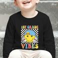 1st Grade Vibes Kids Back To School Class First Grade Boys Graphic Toddler Long Sleeve Tee 1st Grade Vibes Kids Back To School Class First Grade Boys Graphic Toddler Long Sleeve Tee