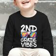 2nd Grade Vibes Shirt Back To School Second Grade Boy Girl Graphic Toddler Long Sleeve Tee
