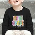 5th Fifth Grade Vibes Back To School Dalmatian Dots Graphic Toddler Long Sleeve Tee 5th Fifth Grade Vibes Back To School Dalmatian Dots Graphic Toddler Long Sleeve Tee