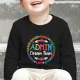 Admin Dream Team Back To School Front Office Employees Staff Graphic Toddler Long Sleeve Tee Admin Dream Team Back To School Front Office Employees Staff Graphic Toddler Long Sleeve Tee