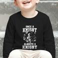 Always A Knight Back To School Spirit Graphic Toddler Long Sleeve Tee