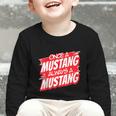 Always A Mustang Back To School Spirit R Graphic Toddler Long Sleeve Tee Always A Mustang Back To School Spirit R Graphic Toddler Long Sleeve Tee