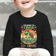 Back To School 1St Grade Boys I'm Ready To Crush Dinosaur Graphic Toddler Long Sleeve Tee Back To School 1St Grade Boys I'm Ready To Crush Dinosaur Graphic Toddler Long Sleeve Tee