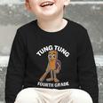 Back To School 4th Grade Italian Brainrot Tung Tung Sahur Graphic Toddler Long Sleeve Tee Back To School 4th Grade Italian Brainrot Tung Tung Sahur Graphic Toddler Long Sleeve Tee