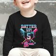 Back To School 5th Grade Batter Up Baseball First Day Boys Graphic Toddler Long Sleeve Tee
