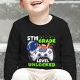 Back To School 5th Grade Level Unlocked Gamer Boys Kids Graphic Toddler Long Sleeve Tee Back To School 5th Grade Level Unlocked Gamer Boys Kids Graphic Toddler Long Sleeve Tee