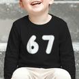 Back To School 67 Notebook Number For Class Year Graphic Toddler Long Sleeve Tee Back To School 67 Notebook Number For Class Year Graphic Toddler Long Sleeve Tee
