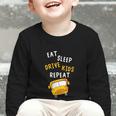 Back To School Bus Driver Appreciation Thank You Quote Graphic Toddler Long Sleeve Tee
