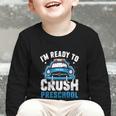 Back To School First Day Of Preschool Police Car Boys Graphic Toddler Long Sleeve Tee