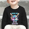 Back To School Game On Fifth Grade Baseball First Day Boys Graphic Toddler Long Sleeve Tee Back To School Game On Fifth Grade Baseball First Day Boys Graphic Toddler Long Sleeve Tee