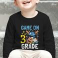Back To School Game On Third Grade Baseball First Day Boys Graphic Toddler Long Sleeve Tee