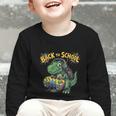 Back To School Gaming First Grade DinosaurRex Boys Graphic Toddler Long Sleeve Tee Back To School Gaming First Grade DinosaurRex Boys Graphic Toddler Long Sleeve Tee