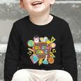 Back To School Hello Fourth Grade Team 4th Grade Boys Girls Graphic Toddler Long Sleeve Tee