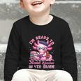 Back To School I'm Ready To Axolotl Question In 4th Grade Graphic Toddler Long Sleeve Tee