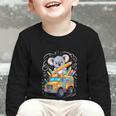 Back To School Koala School Bus 100 Days Of School Graphic Toddler Long Sleeve Tee Back To School Koala School Bus 100 Days Of School Graphic Toddler Long Sleeve Tee
