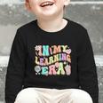 Back To School In My Learning Era Student Pre-K Kindergarten Graphic Toddler Long Sleeve Tee