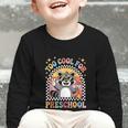 Back To School Raccoon Too Cool For Pre- K Preschool Graphic Toddler Long Sleeve Tee