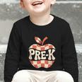 Back To School Retro Apple PRE-K Classroom Graphic Toddler Long Sleeve Tee Back To School Retro Apple PRE-K Classroom Graphic Toddler Long Sleeve Tee
