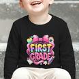Back To School Team 1st Grade First Grade Graphic Toddler Long Sleeve Tee Back To School Team 1st Grade First Grade Graphic Toddler Long Sleeve Tee