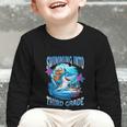 Back To School Third Grade Shark Graphic Toddler Long Sleeve Tee Back To School Third Grade Shark Graphic Toddler Long Sleeve Tee