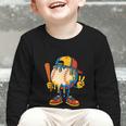 Baseball Ice Cream Drip Youth Back To School Baseball Stuff Graphic Toddler Long Sleeve Tee Baseball Ice Cream Drip Youth Back To School Baseball Stuff Graphic Toddler Long Sleeve Tee