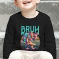 Boys Modern Bruh Big Foot Back To School Graphic Graphic Toddler Long Sleeve Tee Boys Modern Bruh Big Foot Back To School Graphic Graphic Toddler Long Sleeve Tee