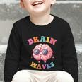 Brain Waves Last Day Of School Back To School Graphic Toddler Long Sleeve Tee Brain Waves Last Day Of School Back To School Graphic Toddler Long Sleeve Tee