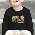 Bruh We Back 4th Grade First Day Of School Back To School Graphic Toddler Long Sleeve Tee Bruh We Back 4th Grade First Day Of School Back To School Graphic Toddler Long Sleeve Tee