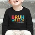 Bruh We Back 5th Graders Fifth Grade Back To School Boys Boy Graphic Toddler Long Sleeve Tee Bruh We Back 5th Graders Fifth Grade Back To School Boys Boy Graphic Toddler Long Sleeve Tee