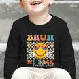 Bruh We Back Middle School Retro Back To School Boys Girls Graphic Toddler Long Sleeve Tee Bruh We Back Middle School Retro Back To School Boys Girls Graphic Toddler Long Sleeve Tee