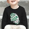 Bulldogs Cheerleading Back To School Cheer Team Spirit Green Graphic Toddler Long Sleeve Tee Bulldogs Cheerleading Back To School Cheer Team Spirit Green Graphic Toddler Long Sleeve Tee