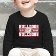 Bulldogs Class Of 2026 Back To School Senior Spirit M Graphic Toddler Long Sleeve Tee