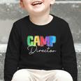 Camp Director Counselor Camper Camping Back To School Graphic Toddler Long Sleeve Tee Camp Director Counselor Camper Camping Back To School Graphic Toddler Long Sleeve Tee