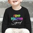 Camp Director Squad Counselor Camper Camping Back To School Graphic Toddler Long Sleeve Tee Camp Director Squad Counselor Camper Camping Back To School Graphic Toddler Long Sleeve Tee