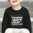 Class Of 2026 Senior Twelve Years Later Back To School Graphic Toddler Long Sleeve Tee Class Of 2026 Senior Twelve Years Later Back To School Graphic Toddler Long Sleeve Tee