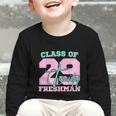 Class Of 2029 Freshman High School Back To School 9th Grade Graphic Toddler Long Sleeve Tee