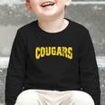 Cougars Back To School Spirit GY Graphic Toddler Long Sleeve Tee Cougars Back To School Spirit GY Graphic Toddler Long Sleeve Tee