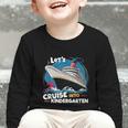 Cruise Ship Kindergarten Back To School Boys Girls Kids Graphic Toddler Long Sleeve Tee Cruise Ship Kindergarten Back To School Boys Girls Kids Graphic Toddler Long Sleeve Tee