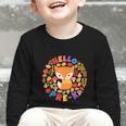 Cute Fox Back To School Woodland Animal Pre-K Graphic Toddler Long Sleeve Tee Cute Fox Back To School Woodland Animal Pre-K Graphic Toddler Long Sleeve Tee