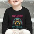 Cute Welcome Back To School First Day Of School First Day Graphic Toddler Long Sleeve Tee Cute Welcome Back To School First Day Of School First Day Graphic Toddler Long Sleeve Tee