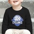 Cyclones Volleyball Back To School Spirit B Graphic Toddler Long Sleeve Tee Cyclones Volleyball Back To School Spirit B Graphic Toddler Long Sleeve Tee