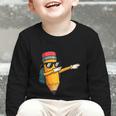 Dabbing Pencil Dancing Back To School First Day Student Boys Graphic Toddler Long Sleeve Tee Dabbing Pencil Dancing Back To School First Day Student Boys Graphic Toddler Long Sleeve Tee