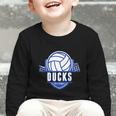 Ducks Volleyball Back To School Spirit B Graphic Toddler Long Sleeve Tee Ducks Volleyball Back To School Spirit B Graphic Toddler Long Sleeve Tee