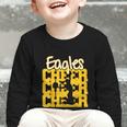 Eagles Cheer Back To School Cheerleading Spirit GY Graphic Toddler Long Sleeve Tee Eagles Cheer Back To School Cheerleading Spirit GY Graphic Toddler Long Sleeve Tee