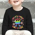 Fidget Toy What's Poppin 2nd Grade Back To School 2024 Graphic Toddler Long Sleeve Tee