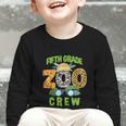 Fifth Grade Zoo Crew Wild Animal Safari Back To School Graphic Toddler Long Sleeve Tee Fifth Grade Zoo Crew Wild Animal Safari Back To School Graphic Toddler Long Sleeve Tee