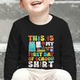 First Day Of School Shirt Boys Girls Back To School Graphic Toddler Long Sleeve Tee First Day Of School Shirt Boys Girls Back To School Graphic Toddler Long Sleeve Tee