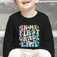 In My First Grade Era Girl Tie Dye 1st Grade Back To School Graphic Toddler Long Sleeve Tee In My First Grade Era Girl Tie Dye 1st Grade Back To School Graphic Toddler Long Sleeve Tee