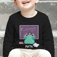 Frog Hates Math Kawaii Science Back To School Kids Graphic Toddler Long Sleeve Tee Frog Hates Math Kawaii Science Back To School Kids Graphic Toddler Long Sleeve Tee
